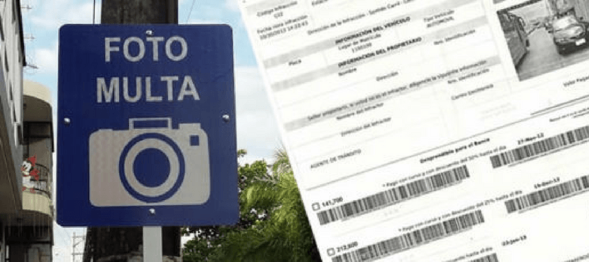 Nueva reglamentación de fotomultas empezará a regir en enero de 2018